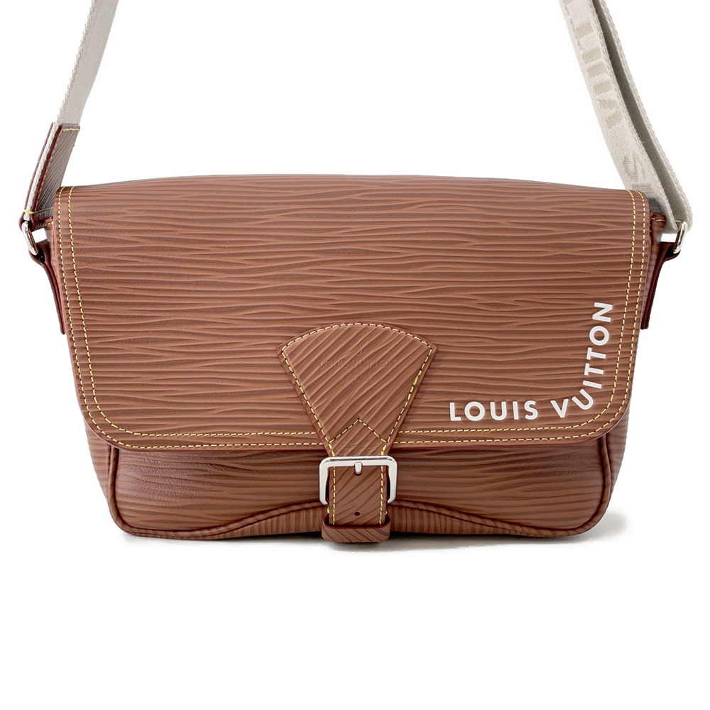 ルイヴィトン ショルダーバッグ エピXL/カーフレザー モンスリ・メッセンジャー M23097 LOUIS VUITTON ヴィトン バッグ