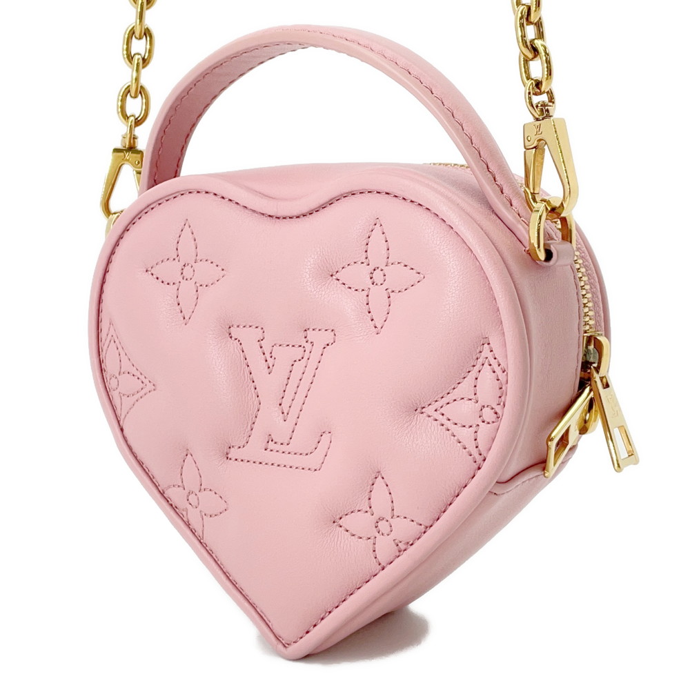 ルイヴィトン ハンドバッグ モノグラム/レザー ポップマイハート・ポーチ M82526 ヴィトン バッグ 2way ショルダーバッグ ミニバッグ