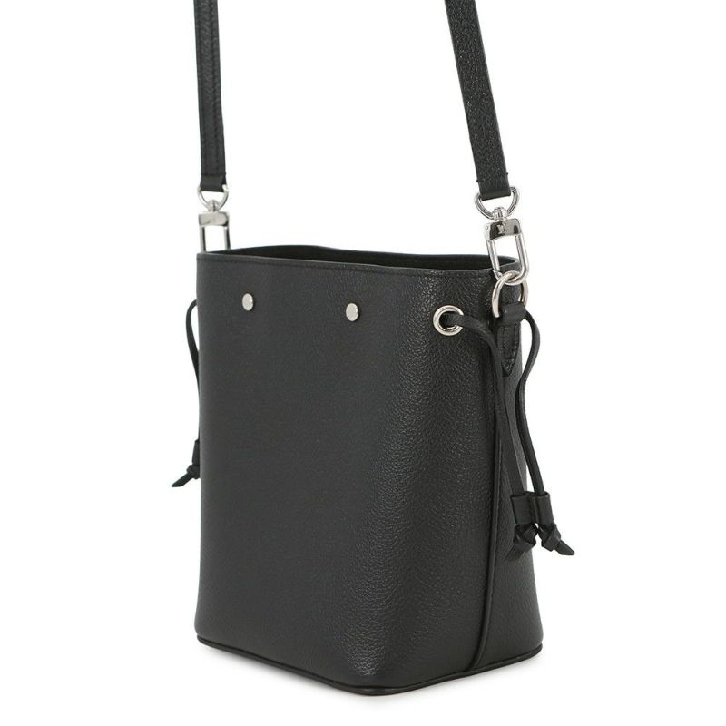 ルイヴィトン ショルダーバッグ カーフレザー ナノ ロックミー バケット M68709 LOUIS VUITTON ヴィトン バッグ 黒 ブラック