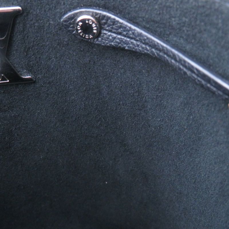 ルイヴィトン ショルダーバッグ カーフレザー ナノ ロックミー バケット M68709 LOUIS VUITTON ヴィトン バッグ 黒 ブラック