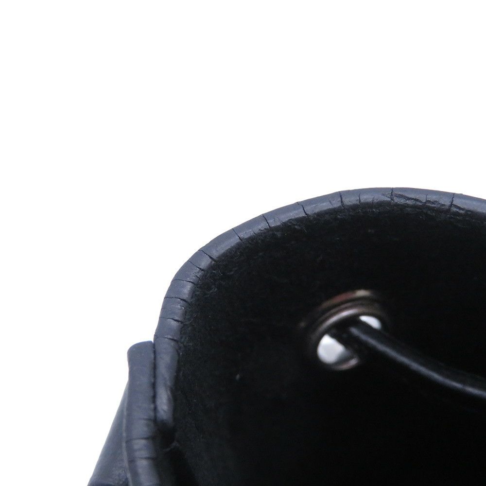 ルイヴィトン ショルダーバッグ カーフレザー ナノ ロックミー バケット M68709 LOUIS VUITTON ヴィトン バッグ 黒 ブラック