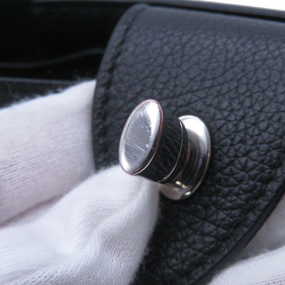 ルイヴィトン ショルダーバッグ カーフレザー ナノ ロックミー バケット M68709 LOUIS VUITTON ヴィトン バッグ 黒 ブラック