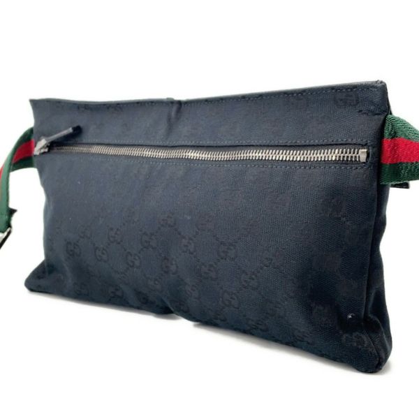 グッチ ボディバッグ シェリーライン GGキャンバス 285566 GUCCI バッグ ウエストバッグ ウエストボーチ 黒