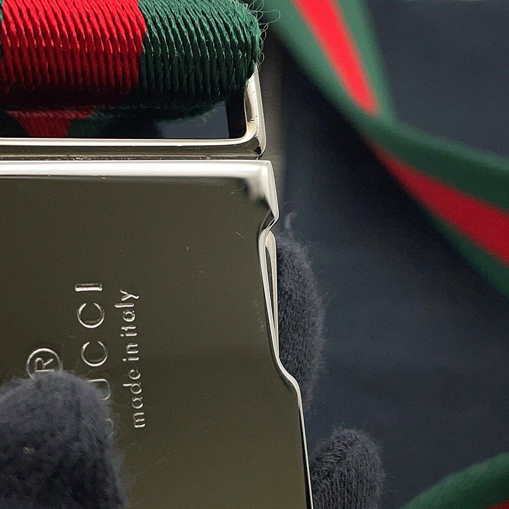 グッチ ボディバッグ シェリーライン GGキャンバス 285566 GUCCI バッグ ウエストバッグ ウエストボーチ 黒