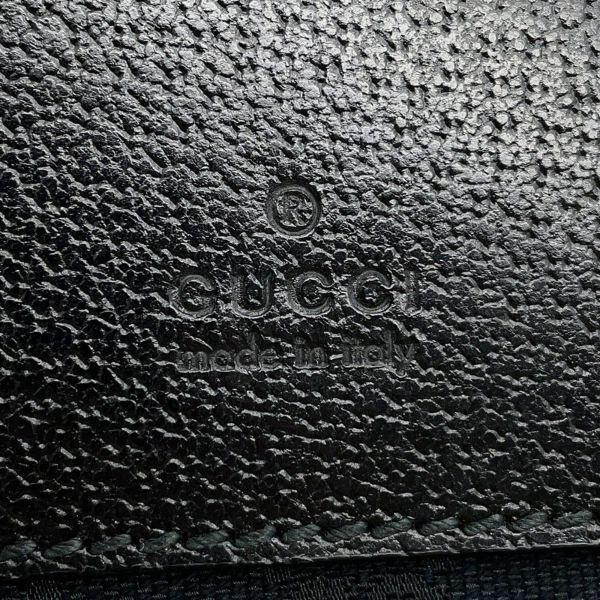 グッチ ボディバッグ シェリーライン GGキャンバス 285566 GUCCI バッグ ウエストバッグ ウエストボーチ 黒