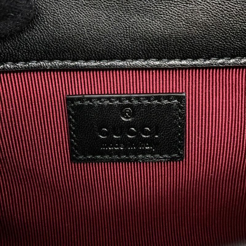 グッチ ショルダーバッグ GGマーモント キルティング ミニ レザー 841290 GUCCI バッグ 黒