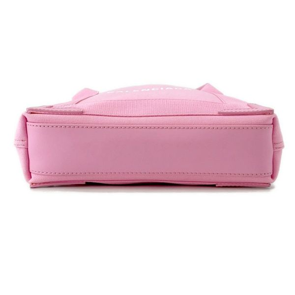 バレンシアガ ハンドバッグ ネイビーカバス XS 390346 ポーチ付 BALENCIAGA 2wayショルダーバッグ