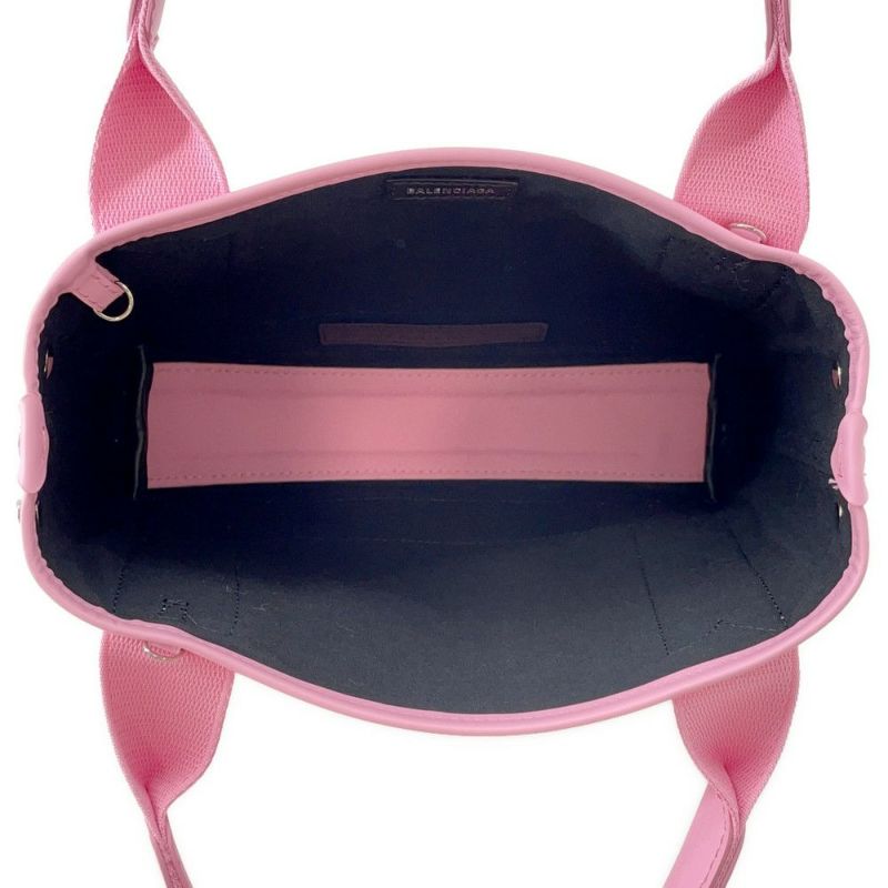 バレンシアガ ハンドバッグ ネイビーカバス XS 390346 ポーチ付 BALENCIAGA 2wayショルダーバッグ