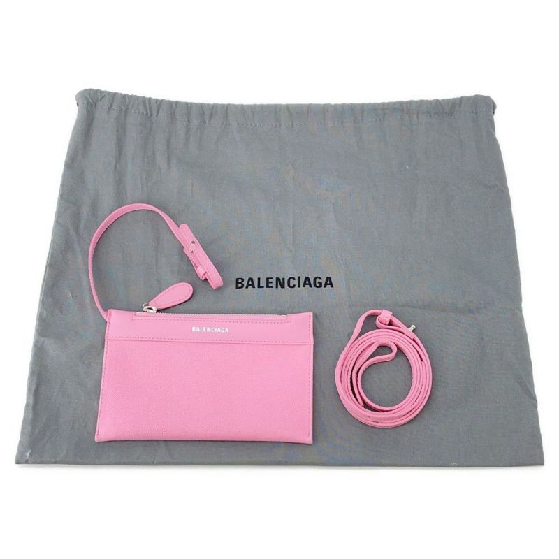 バレンシアガ ハンドバッグ ネイビーカバス XS 390346 ポーチ付 BALENCIAGA 2wayショルダーバッグ