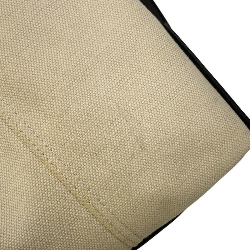 バレンシアガ トートバッグ ネイビーカバス S ポーチ付 339933 BALENCIAGA 黒 白