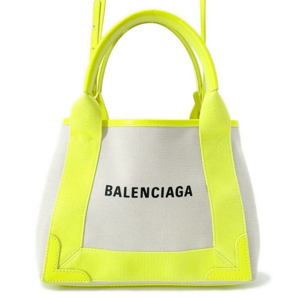 バレンシアガ ハンドバッグ ネイビーカバス XS 390346 ポーチ付 BALENCIAGA 2wayショルダーバッグ
