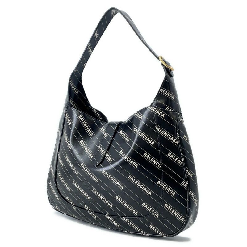 バレンシアガ ショルダーバッグ ザ・ハッカー プロジェクト ジャッキー1961 ミディアム 636712 グッチコラボ 黒