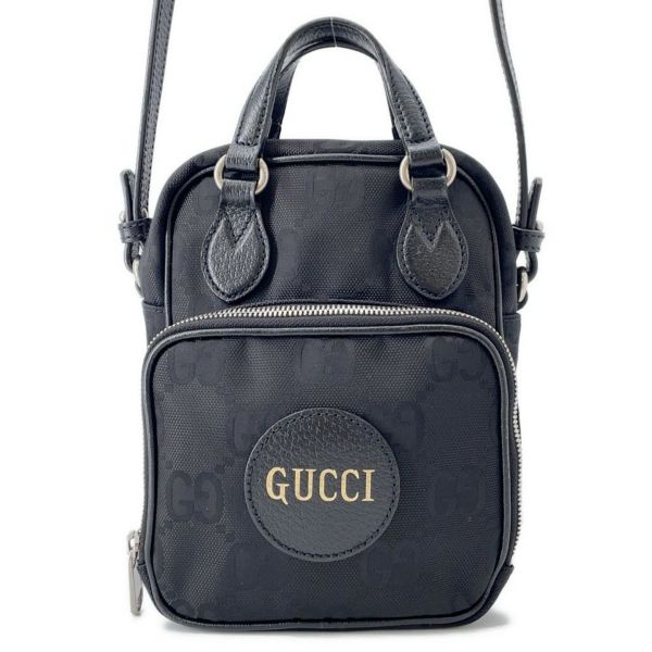 グッチ ショルダーバッグ オフ ザ グリッド GGナイロン 625850 GUCCI 2wayハンドバッグ 黒 ブラック