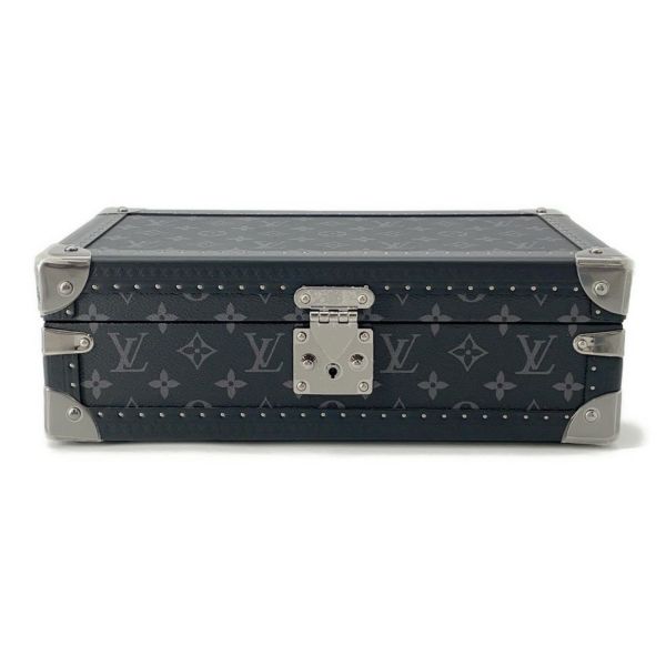 ルイヴィトン ケース モノグラム・エクリプス コフレ 8 モントル LOUIS VUITTON 腕時計ケース 小物入れ ブラック 黒