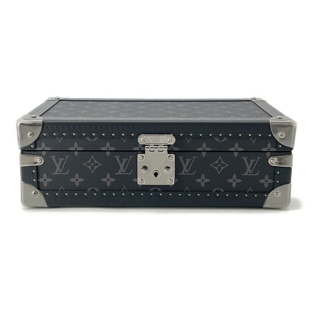 ルイヴィトン ケース モノグラム・エクリプス コフレ 8 モントル LOUIS VUITTON 腕時計ケース 小物入れ ブラック 黒