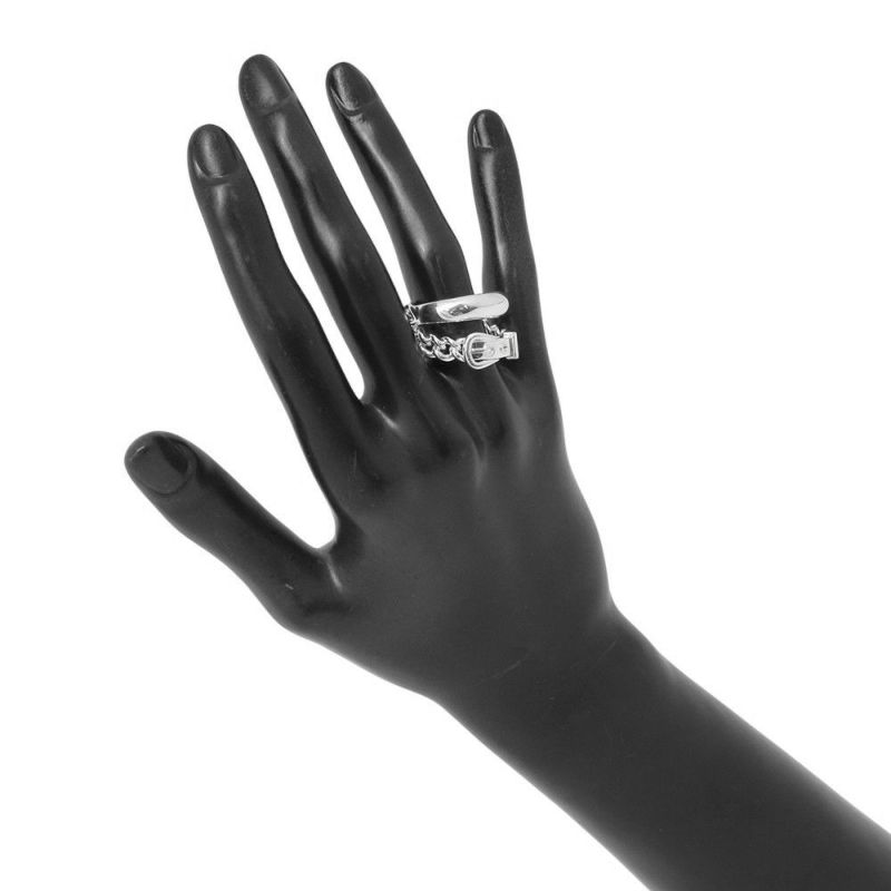 エルメス リング ブックルセリエ アンフレクシブル SV925シルバー リングサイズ61 HERMES 指輪 ジュエリー