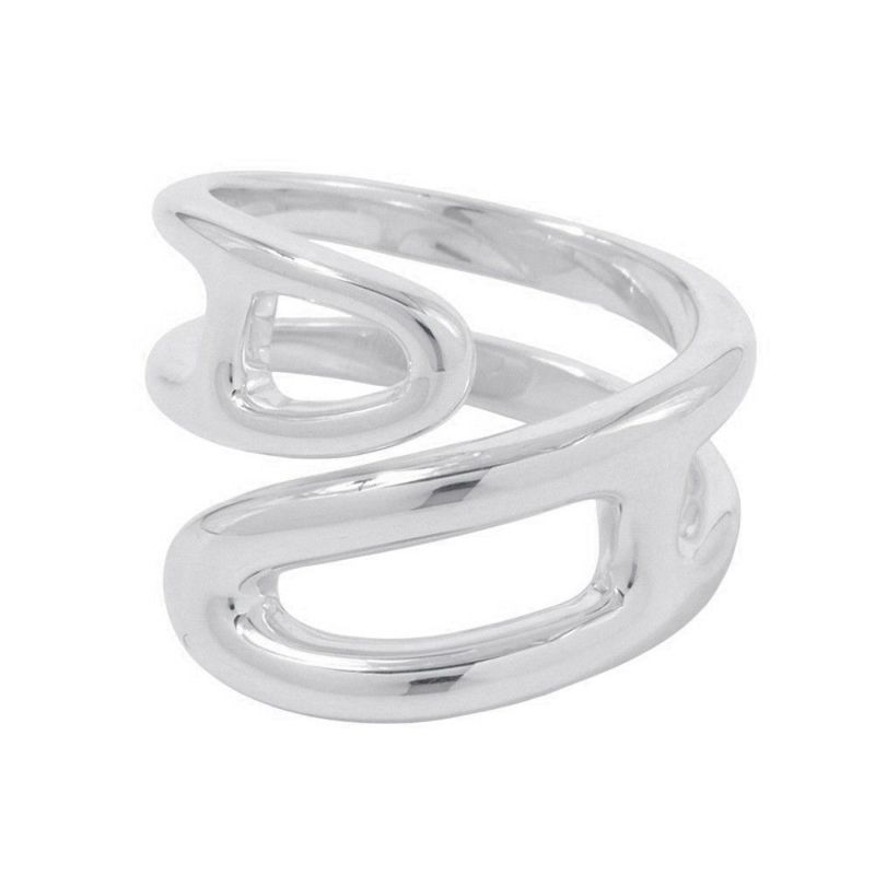 エルメス リング シェーヌダンクル ツイスト パンクPM SV925シルバー リングサイズ54 HERMES 指輪 ジュエリー