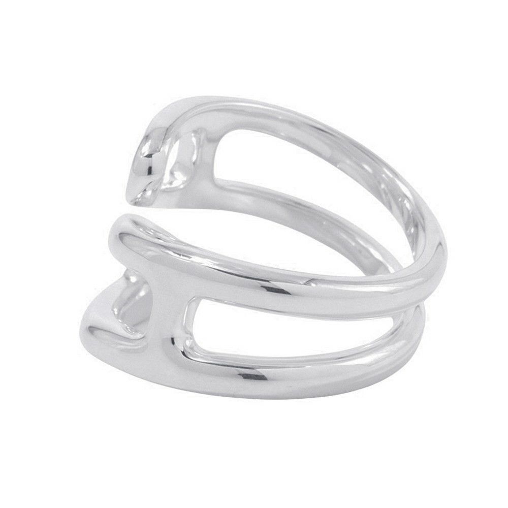 エルメス リング シェーヌダンクル ツイスト パンクPM SV925シルバー リングサイズ54 HERMES 指輪 ジュエリー