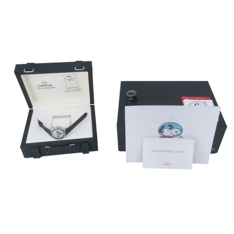 オメガ スピードマスター 50周年記念モデル シルバー スヌーピー アワード 310.32.42.50.02.001 シルバー文字盤