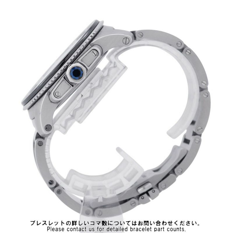 カルティエ カリブル ドゥ カルティエ ダイバー W7100057 Cartier 腕時計 黒文字盤