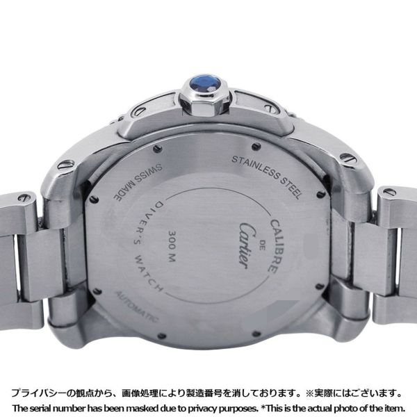 カルティエ カリブル ドゥ カルティエ ダイバー W7100057 Cartier 腕時計 黒文字盤