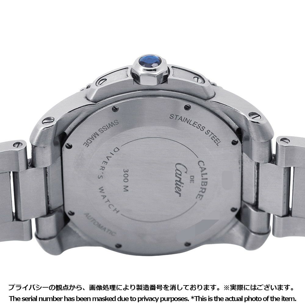 カルティエ カリブル ドゥ カルティエ ダイバー W7100057 Cartier 腕時計 黒文字盤