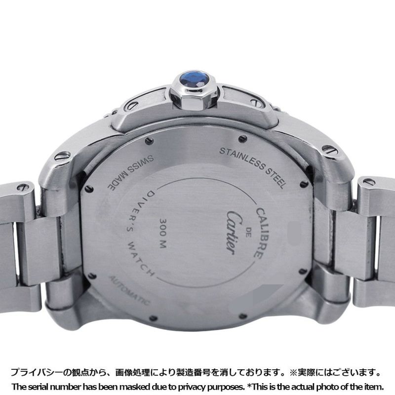 カルティエ カリブル ドゥ カルティエ ダイバー W7100057 Cartier 腕時計 黒文字盤