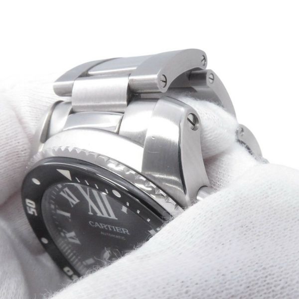 カルティエ カリブル ドゥ カルティエ ダイバー W7100057 Cartier 腕時計 黒文字盤