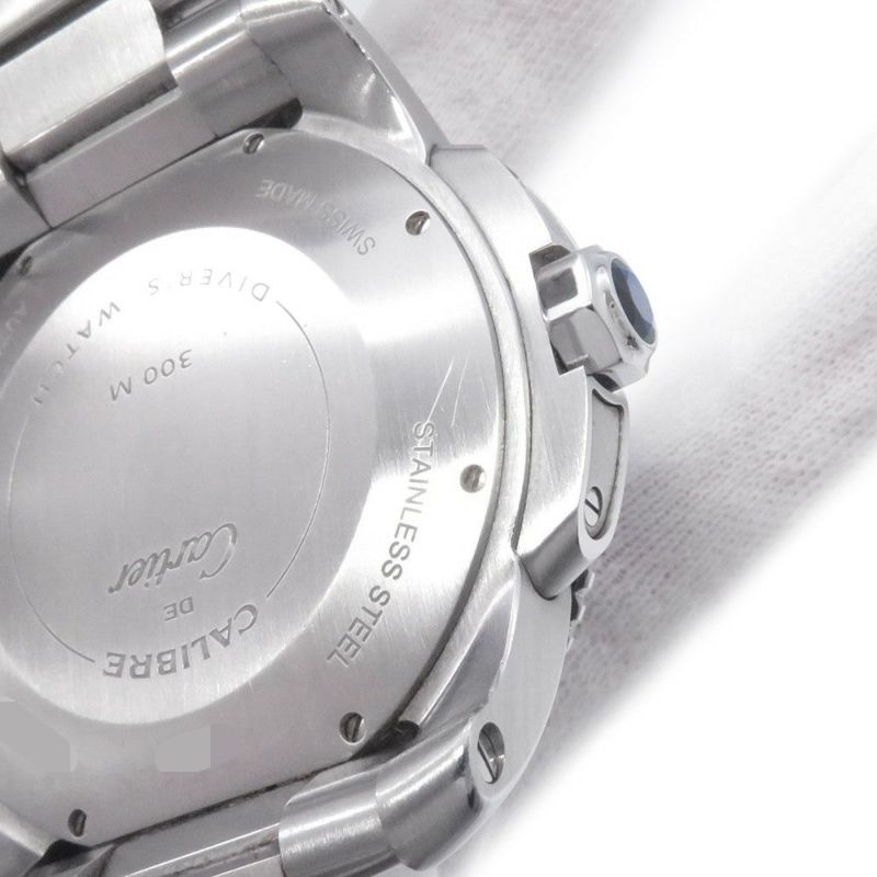 カルティエ カリブル ドゥ カルティエ ダイバー W7100057 Cartier 腕時計 黒文字盤