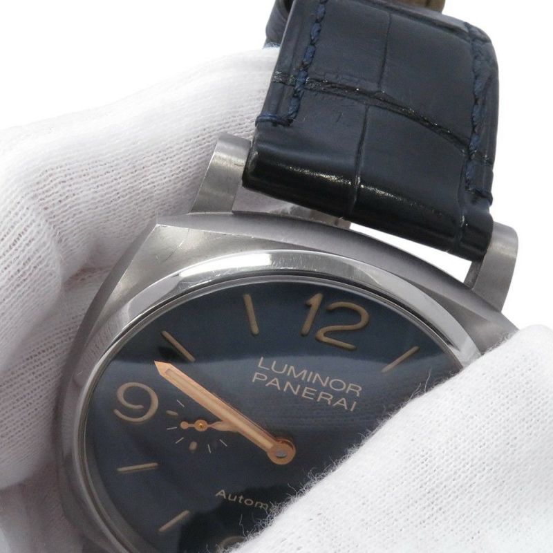 パネライ ルミノール ドゥエ 3デイズ チタニオ PAM00729 PANERAI 腕時計 ブルー文字盤