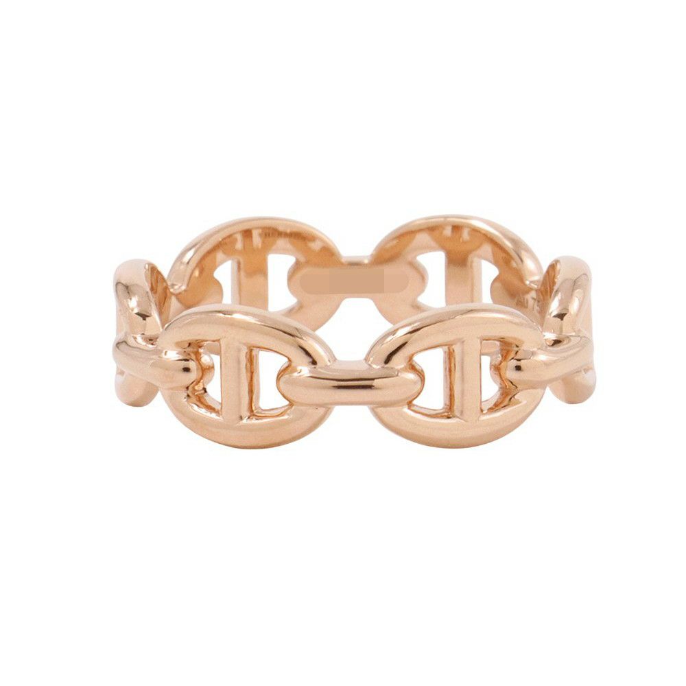 エルメス リング シェーヌダンクル アンシェネPM Enchainee K18PGピンクゴールド リングサイズ51 HERMES ジュエリー