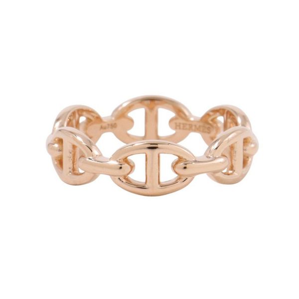 エルメス リング シェーヌダンクル アンシェネPM Enchainee K18PGピンクゴールド リングサイズ53 HERMES ジュエリー