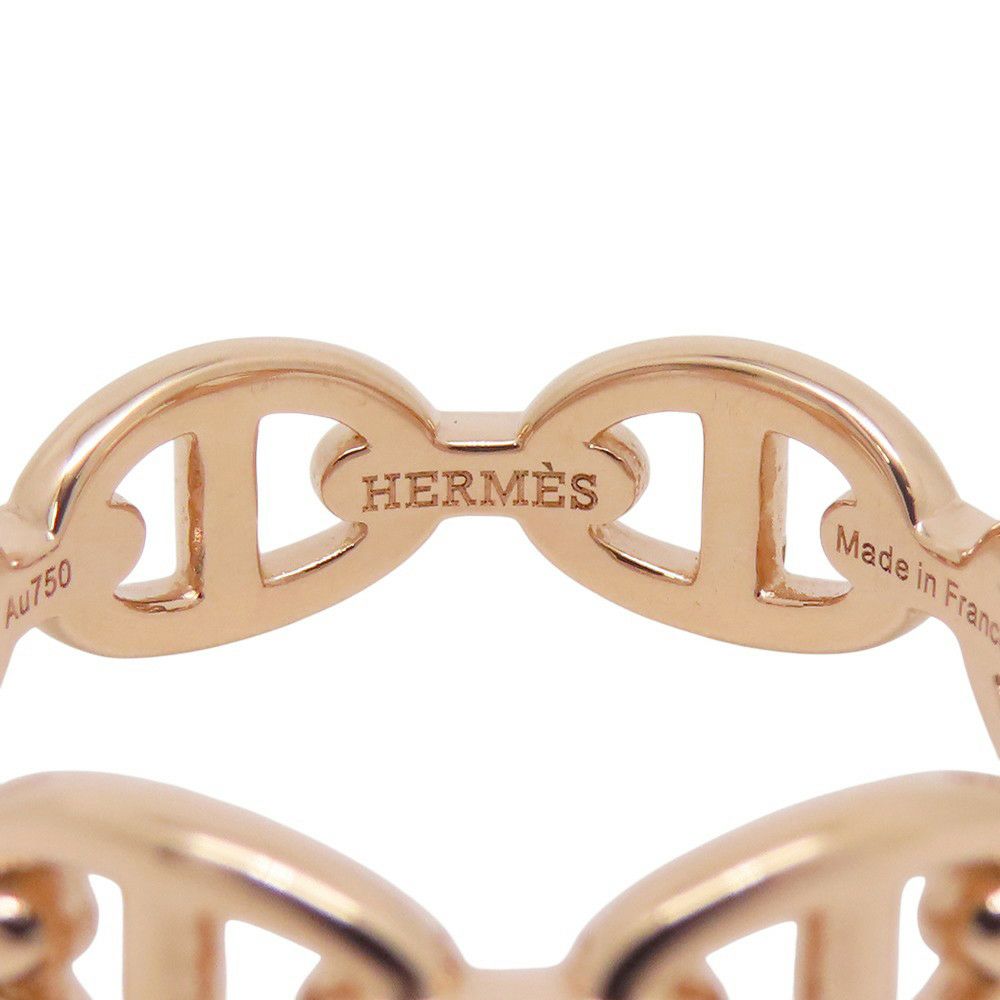 エルメス リング シェーヌダンクル アンシェネPM Enchainee K18PGピンクゴールド リングサイズ53 HERMES ジュエリー
