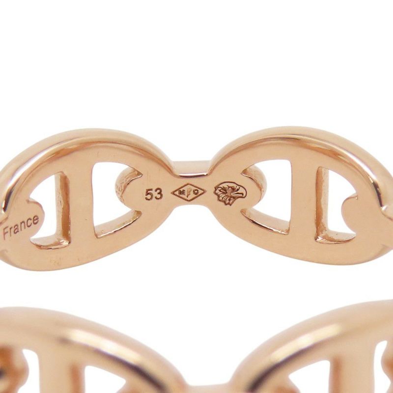 エルメス リング シェーヌダンクル アンシェネPM Enchainee K18PGピンクゴールド リングサイズ53 HERMES ジュエリー