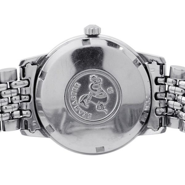 オメガ シーマスター デイト 166.037 OMEGA 腕時計 シルバー文字盤