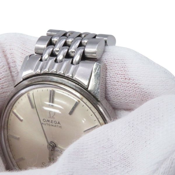 オメガ シーマスター デイト 166.037 OMEGA 腕時計 シルバー文字盤