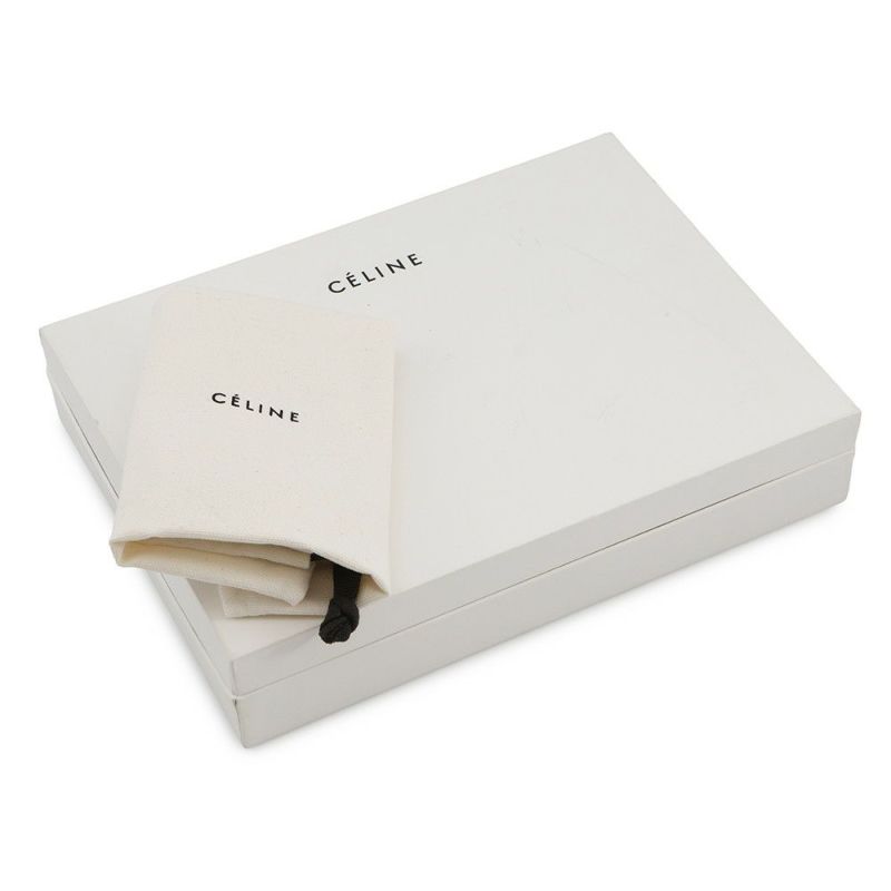 セリーヌ 長財布 ラージ ストラップ マルチファクション レザー 104873 CELINE 二つ折り バイカラー