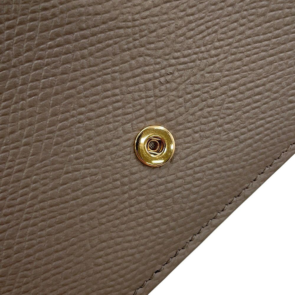 セリーヌ 二つ折り財布 ミディアム ストラップウォレット バイカラー グレインドカーフレザー 10B643BRU CELINE セール品