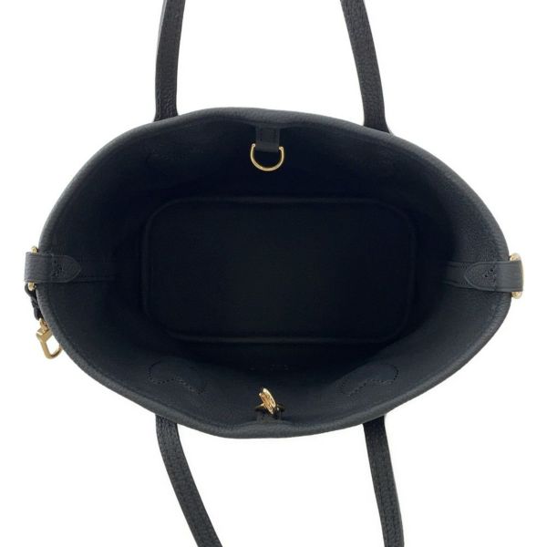 ルイヴィトン トートバッグ モノグラム/グレインレザー ネヴァーフル・インサイドアウトBB M12099 2wayショルダー 黒 ブラック