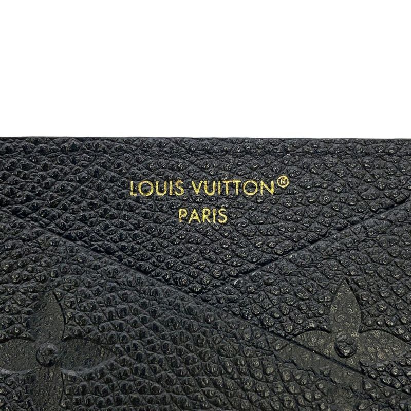 ルイヴィトン カードケース モノグラム・アンプラント ポルト カルト・クリスクロス M13695 LOUIS VUITTON 黒 ブラック