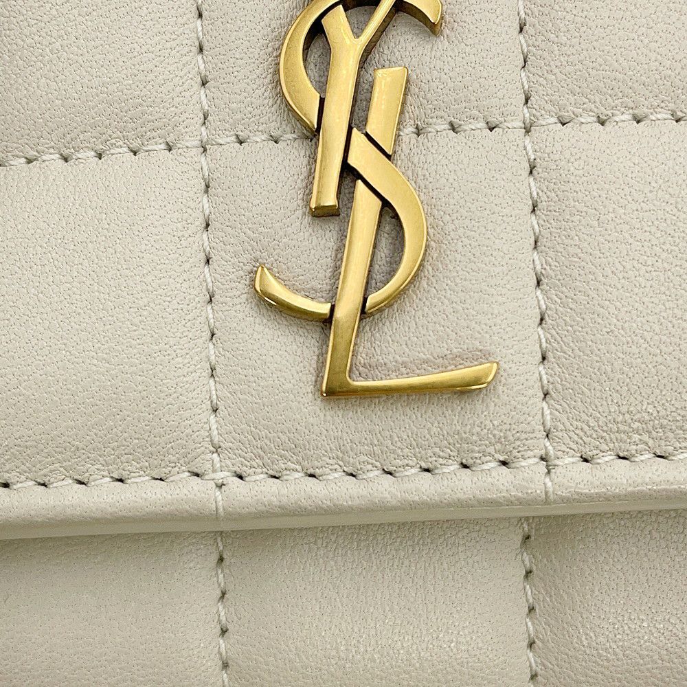 サンローランパリ 三つ折り財布 カサンドラ マテラッセ カレ コンパクト ウォレット ラムスキン 800763 SAINT LAURENT PARIS