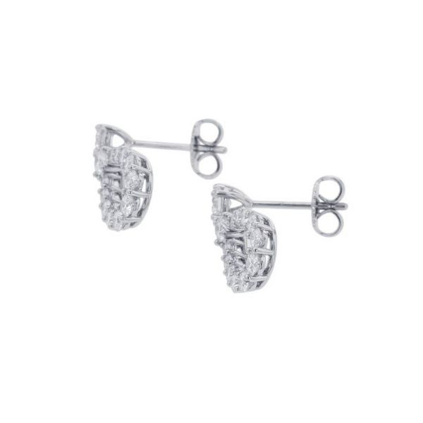 ハリーウィンストン ピアス ループ・イヤリング ミディアム ダイヤモンド 26P 計約1.55ct Pt950プラチナ EADPRDMDLP