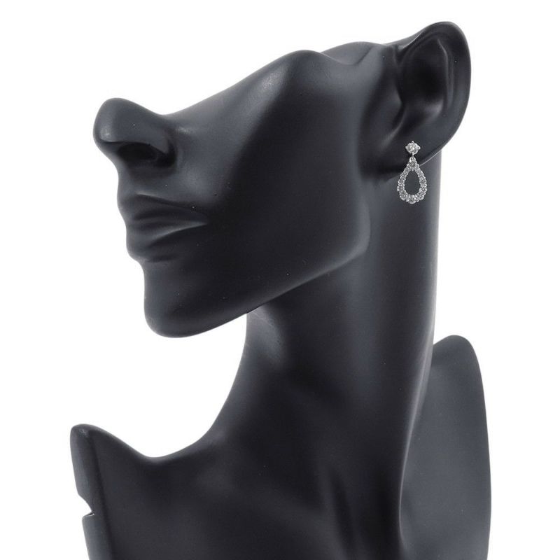 ハリーウィンストン ピアス ループ・イヤリング ミディアム ダイヤモンド 26P 計約1.55ct Pt950プラチナ EADPRDMDLP