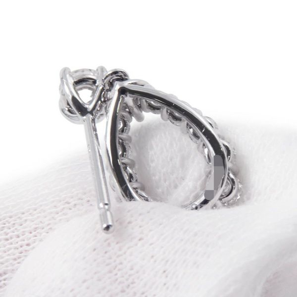 ハリーウィンストン ピアス ループ・イヤリング ミディアム ダイヤモンド 26P 計約1.55ct Pt950プラチナ EADPRDMDLP