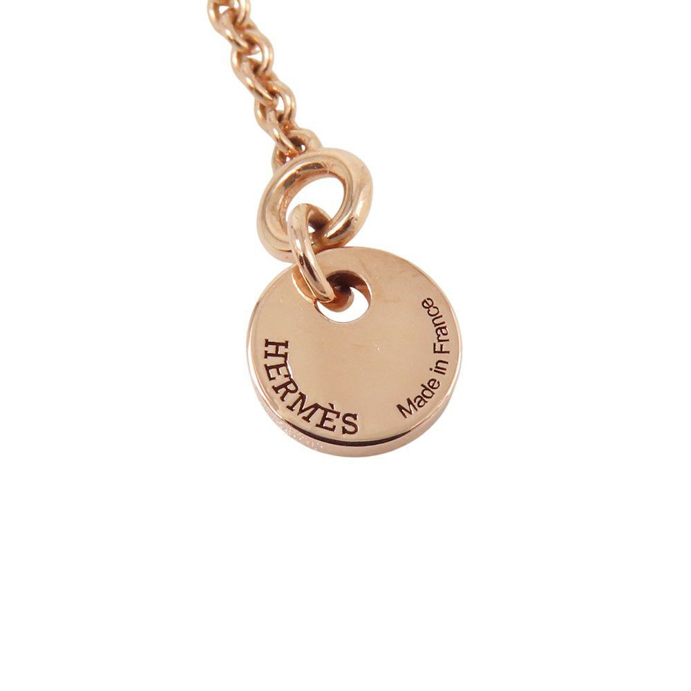 エルメス ネックレス アミュレット ケリー ペンダント ピンクオパール K18PGピンクゴールド HERMES Amulettes Kelly