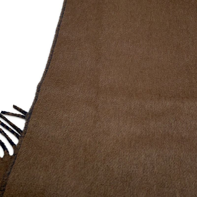 エルメス マフラーレクトヴェルソ リバーシブル エトゥープ / ブルー・アルドワーズ カシミヤ HERMES ストール メンズ