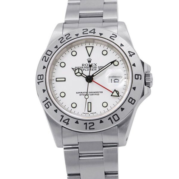 ロレックス エクスプローラー2 A番 16570 ROLEX 腕時計 白文字盤