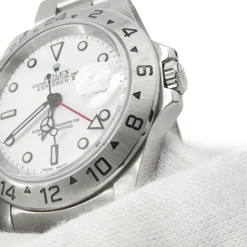 ロレックス エクスプローラー2 A番 16570 ROLEX 腕時計 白文字盤