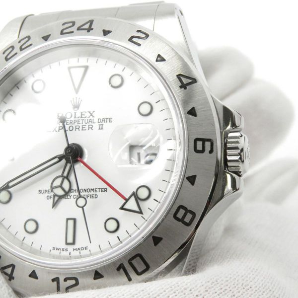 ロレックス エクスプローラー2 A番 16570 ROLEX 腕時計 白文字盤
