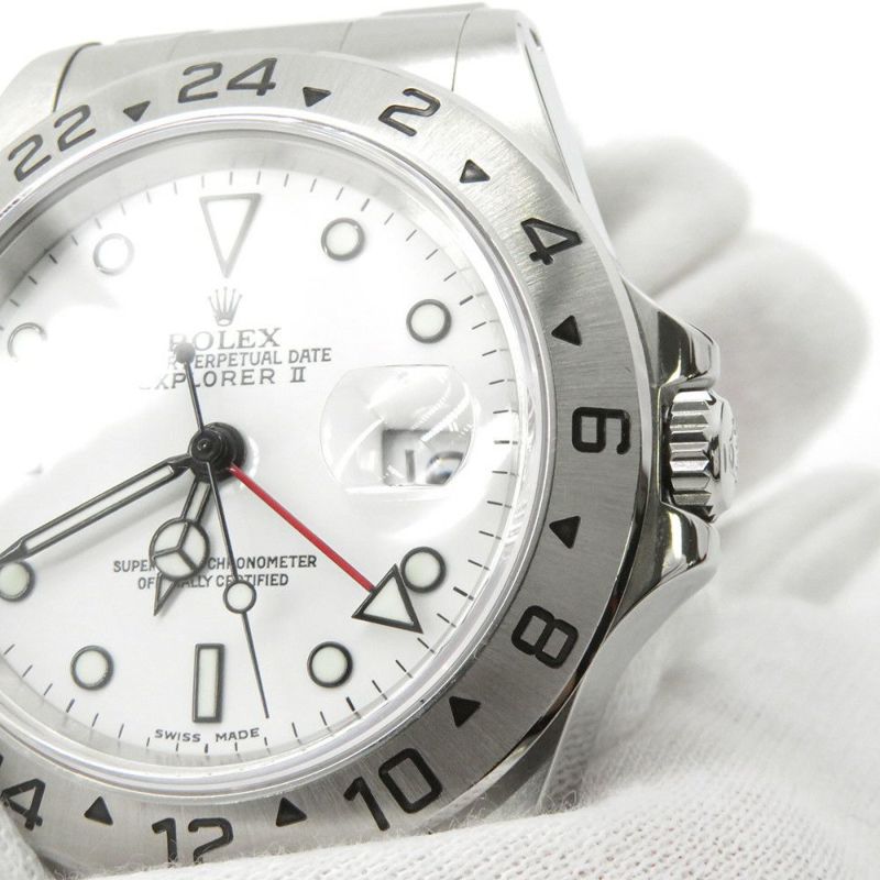 ロレックス エクスプローラー2 A番 16570 ROLEX 腕時計 白文字盤